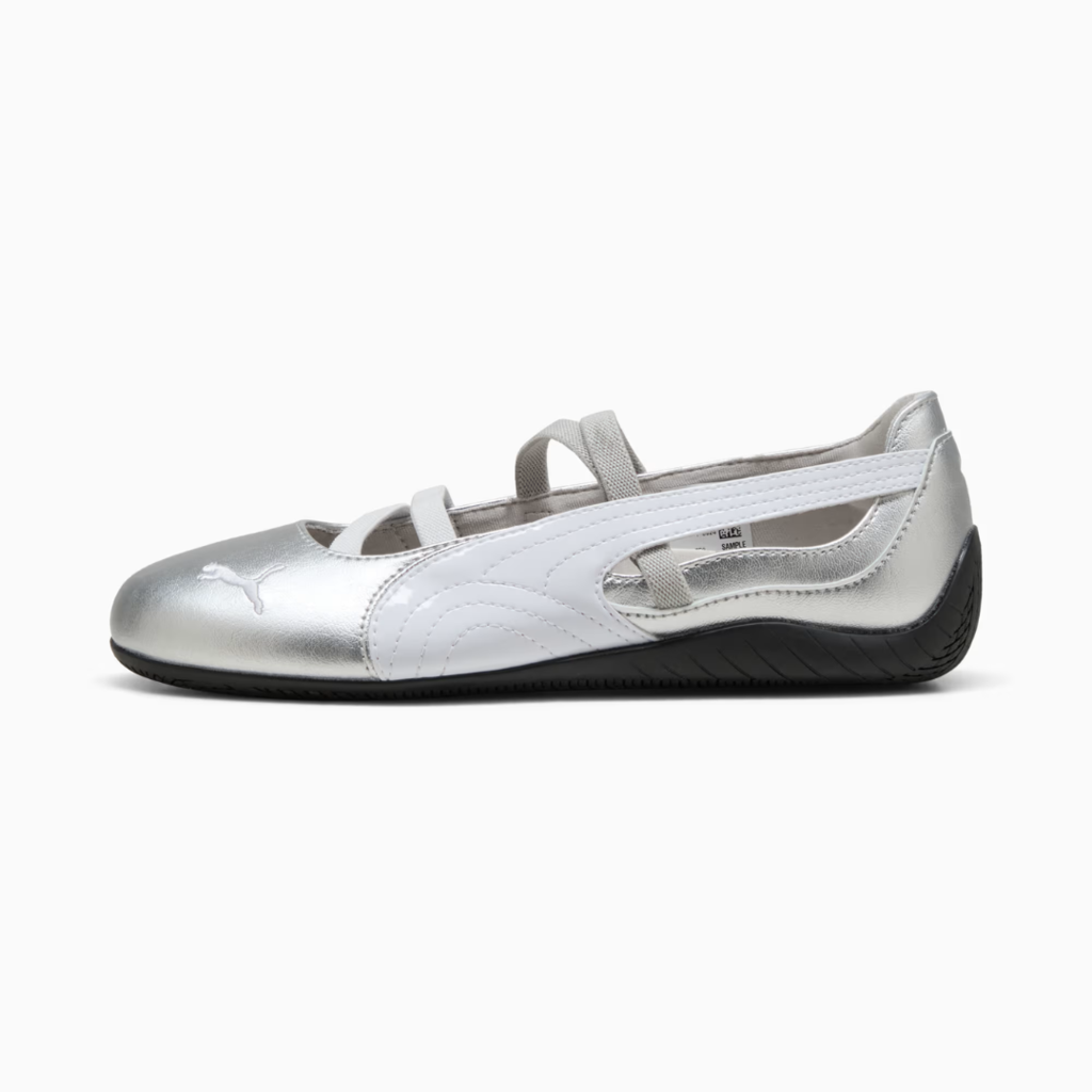 Puma speedcat ballet sd silver leather
