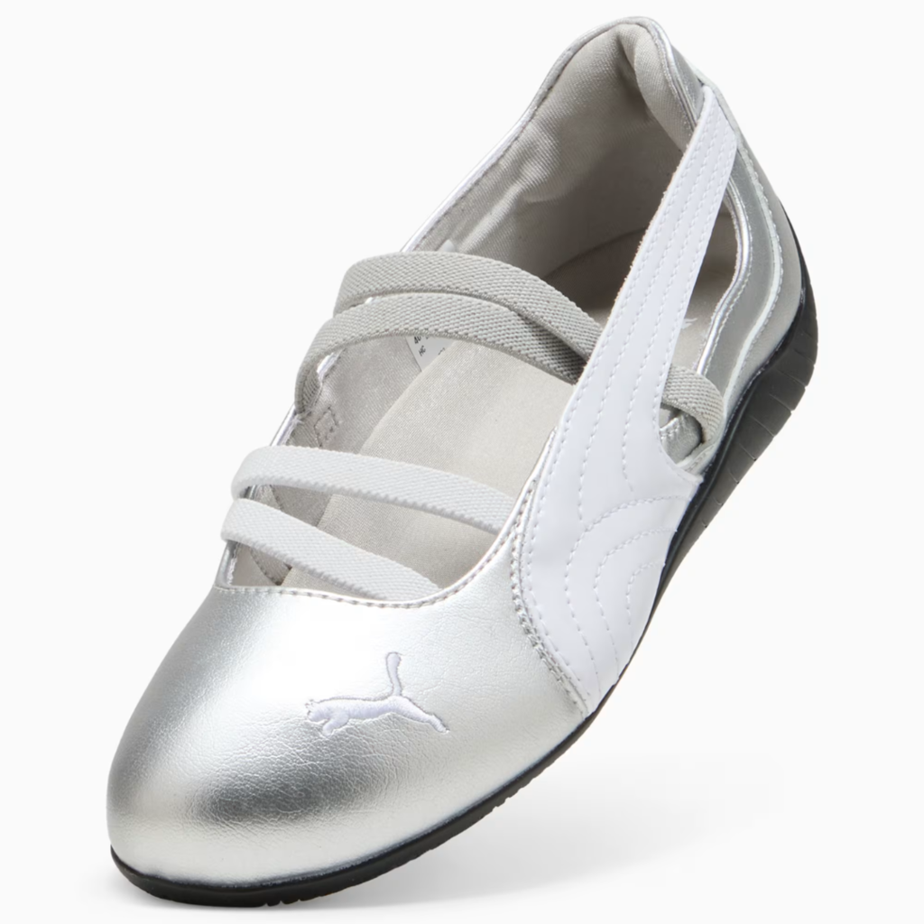 Puma speedcat ballet sd silver leather