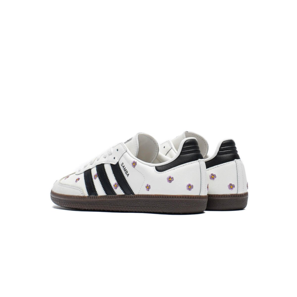 Samba cloud white light purple floral