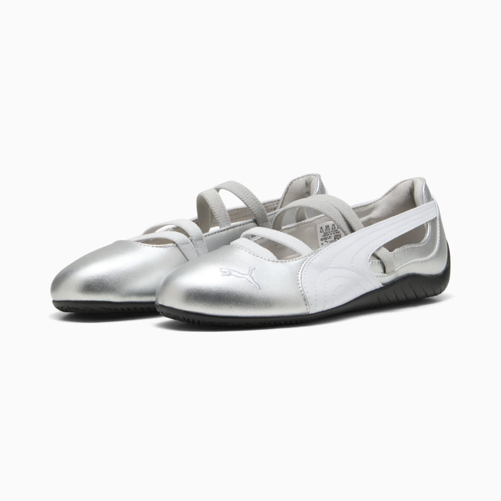 Puma speedcat ballet sd silver leather