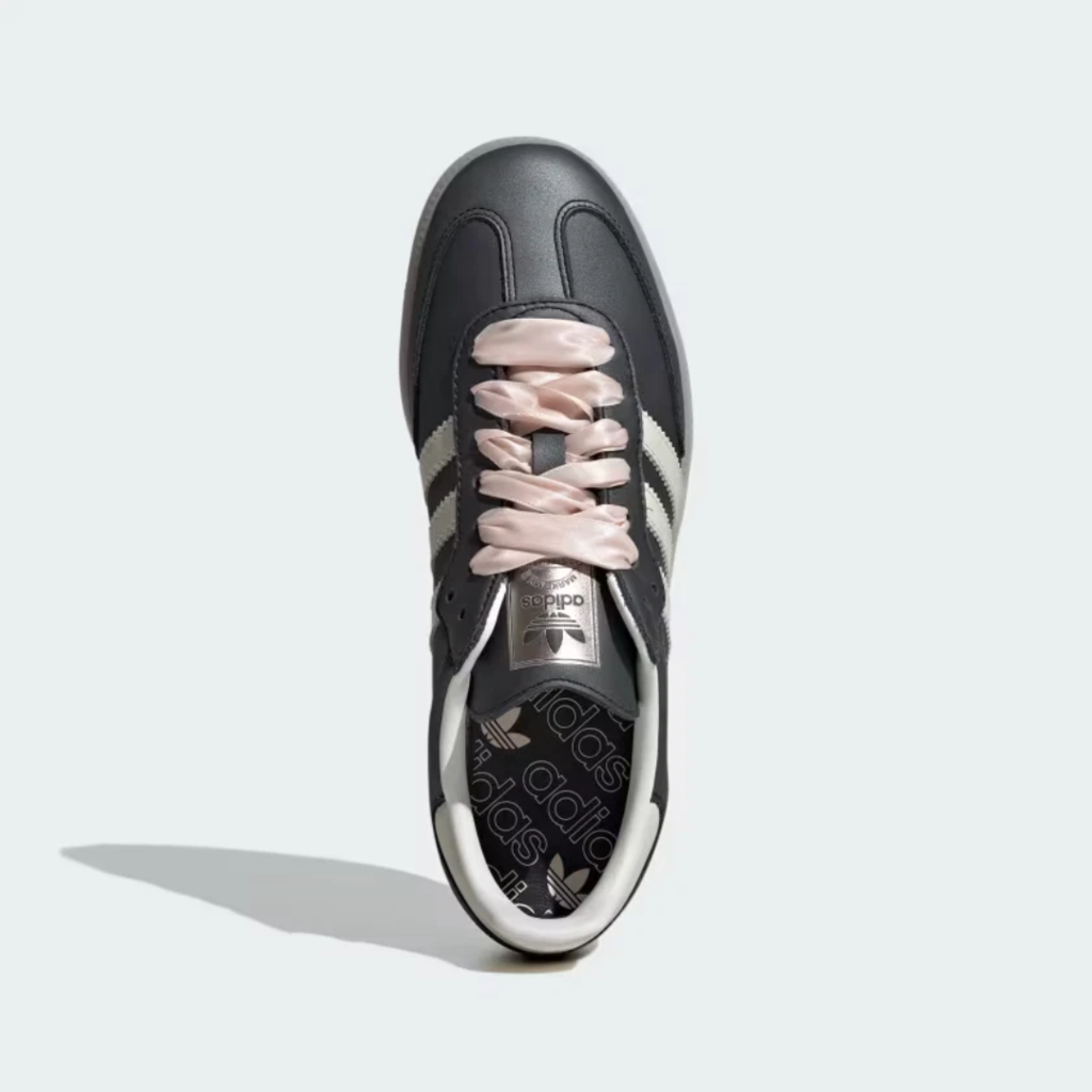 Samba black pink ribbon Laces preto